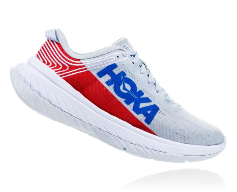 Hoka One One Carbon X - Tenis Corrida Estrada Homem Azuis | PT-5343IBe